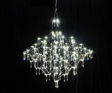 Люстра подвесная LED с пультом Галанта 07881-80,02(21) Kink Light прозрачная на 1 лампу, основание хром в стиле современный с пультом Люстра подвесная LED с пультом Галанта 07881-80,02(21) Kink Light прозрачная на 1 лампу, основание хром в стиле современный с пультом